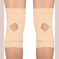 Наколенники для гимнастики и танцев INDIGO SM-113-B, р. L, бежевый