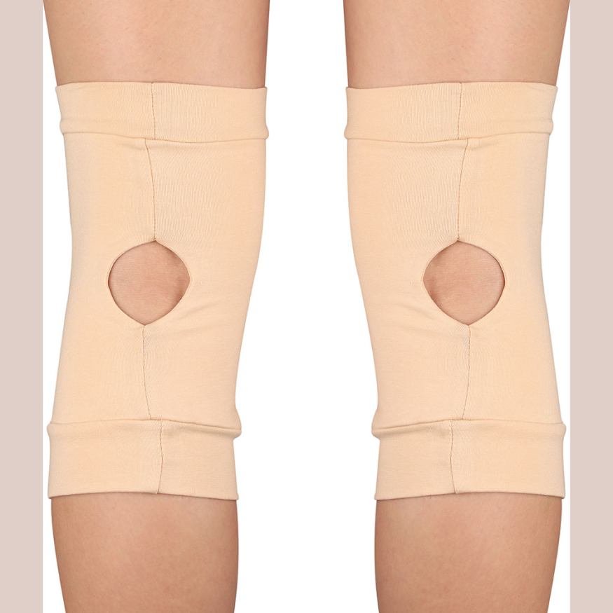 Наколенники для гимнастики и танцев INDIGO SM-113-B, р. L, бежевый