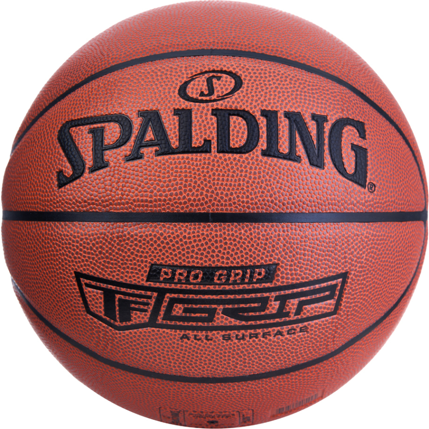 Мяч баск. SPALDING Pro Grip 76874z, р.7, композит. кожа (ПУ) коричневый