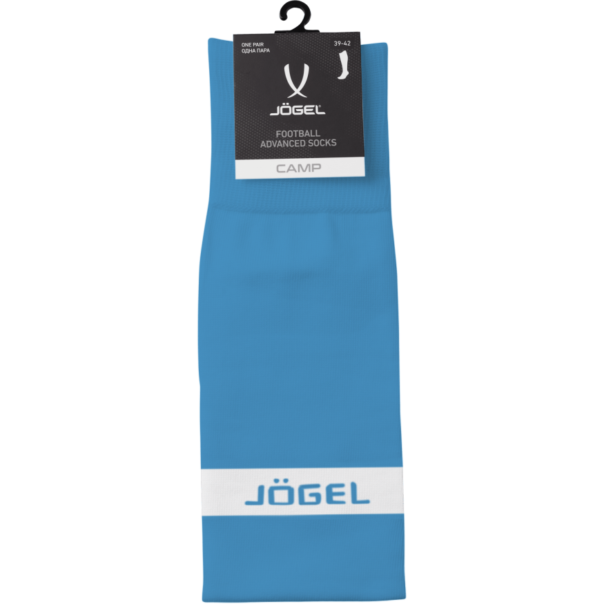 Гетры футбольные JOGEL CAMP ADVANCED SOCKS, голубой/белый