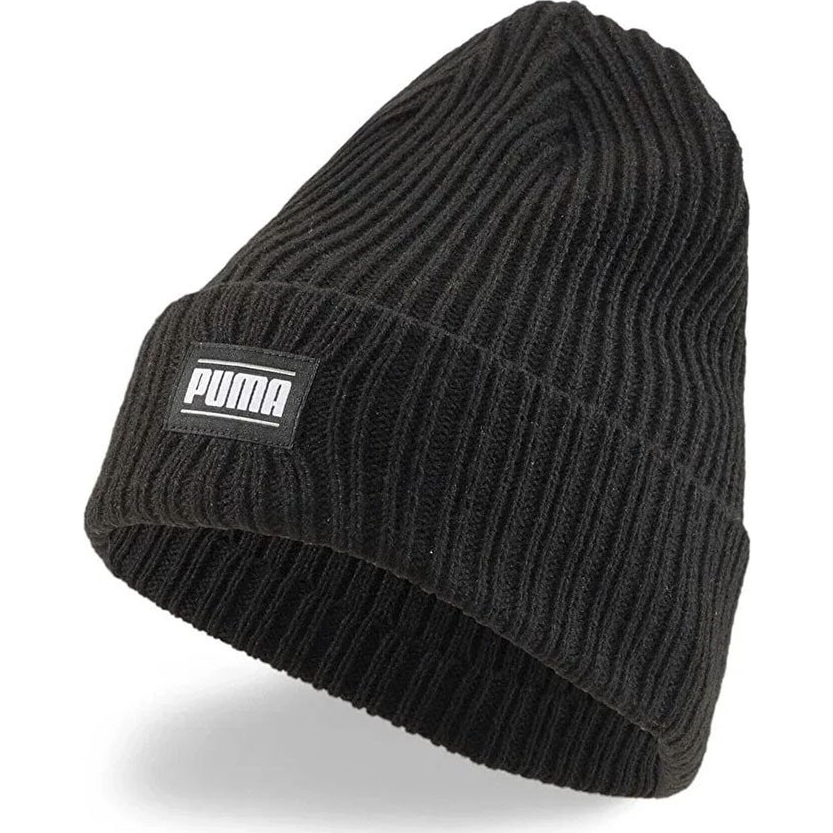 Шапка PUMA Classic Cuff Beanie, 02482602, темно-синий