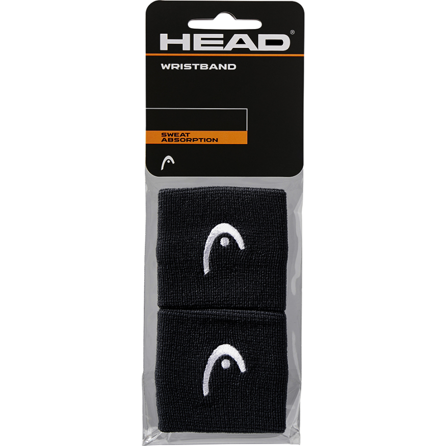 Напульсники HEAD 2,5&quot; 285050-BK, 2шт., черные