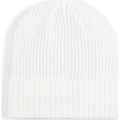 Шапка PUMA Ribbed Classic Cuff Beanie, 02403806, белый