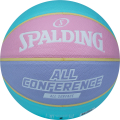 Мяч баск. SPALDING All Conference р.6, 77065, композит, голубо-розовый