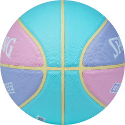 Мяч баск. SPALDING All Conference р.6, 77065, композит, голубо-розовый