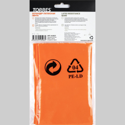 Эспандер латексная лента TORRES AL0021, размер 120х15 см, сопротивление 4 кг