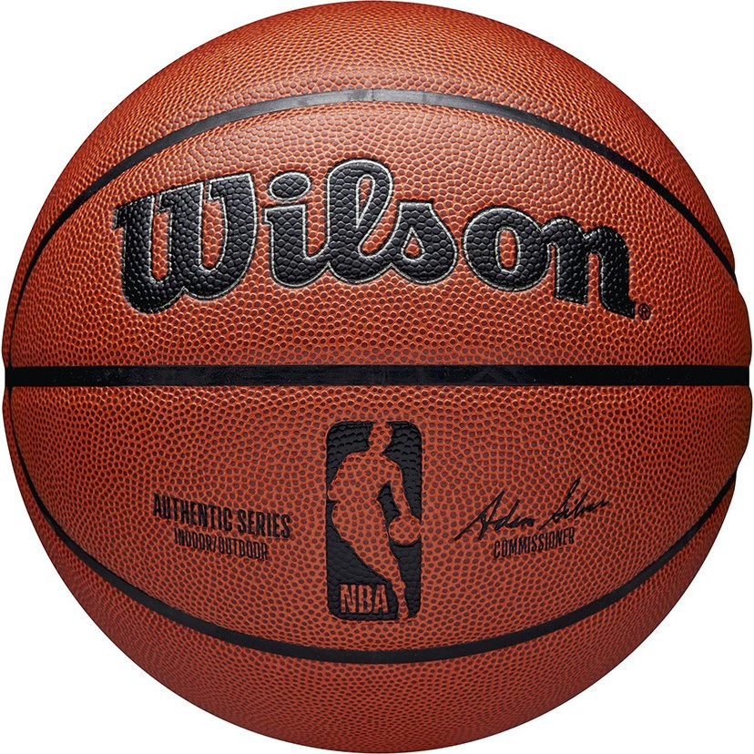 Мяч баск. WILSON NBA Authentic, WZ2016501XB7, р.7, полиуретан, коричневый