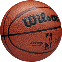 Мяч баск. WILSON NBA Authentic, WZ2016501XB7, р.7, полиуретан, коричневый