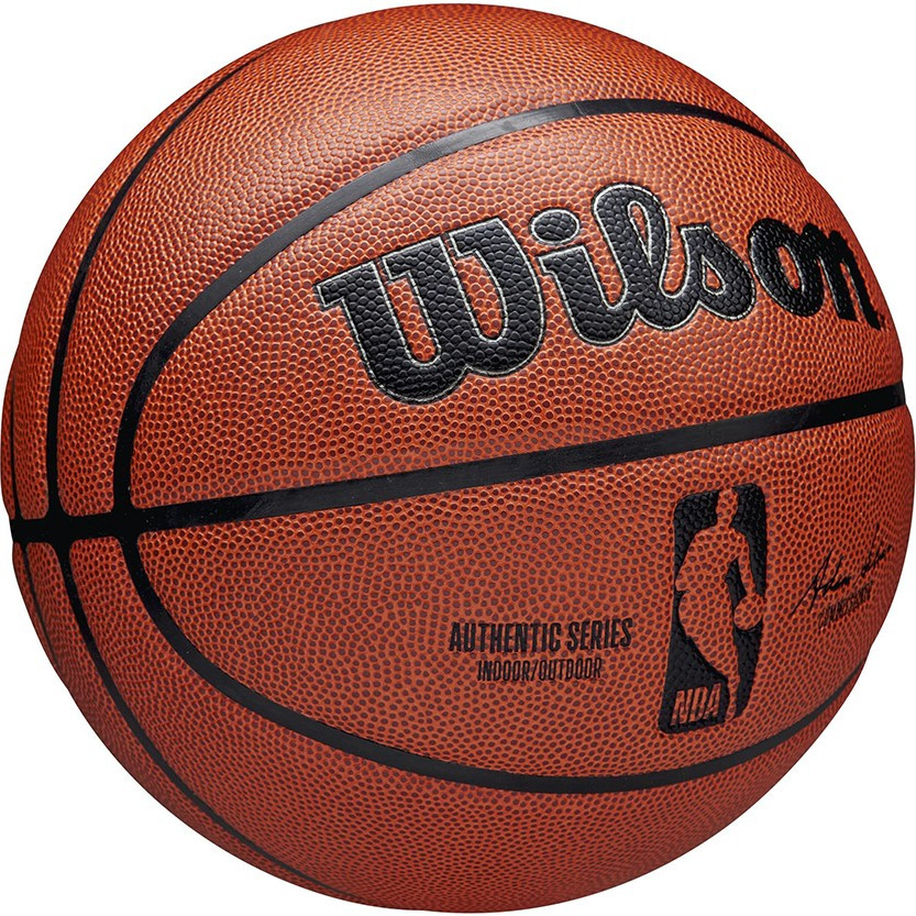 Мяч баск. WILSON NBA Authentic, WZ2016501XB7, р.7, полиуретан, коричневый