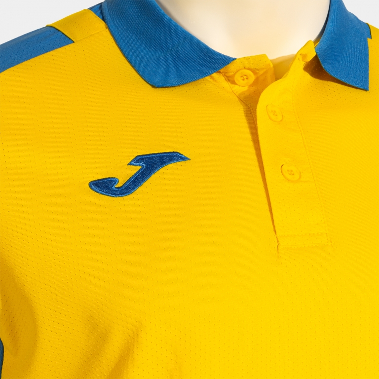 Поло JOMA  MANGA CORTA LIDER AMARILLO ROYAL