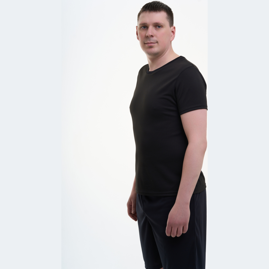 Футболка мужская ЭКИПО (Черный)