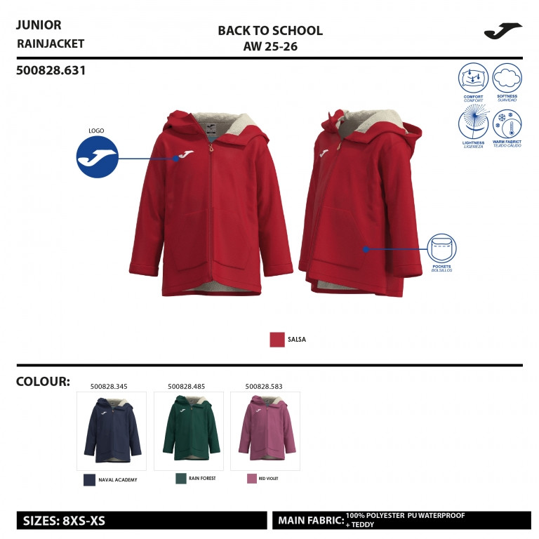 CHUBASQUERO KIDS CAMP VIOLETA