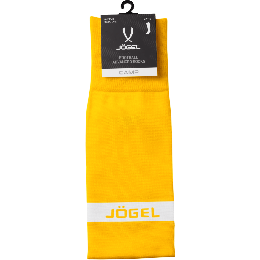 Гетры футбольные JOGEL CAMP ADVANCED SOCKS, желтый/белый