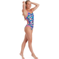 Купальник SPEEDO Rainbow Ripple Allover Freestyler, 8-11714G806, размер 38, российский размер 50, полиэстер, ПБТ