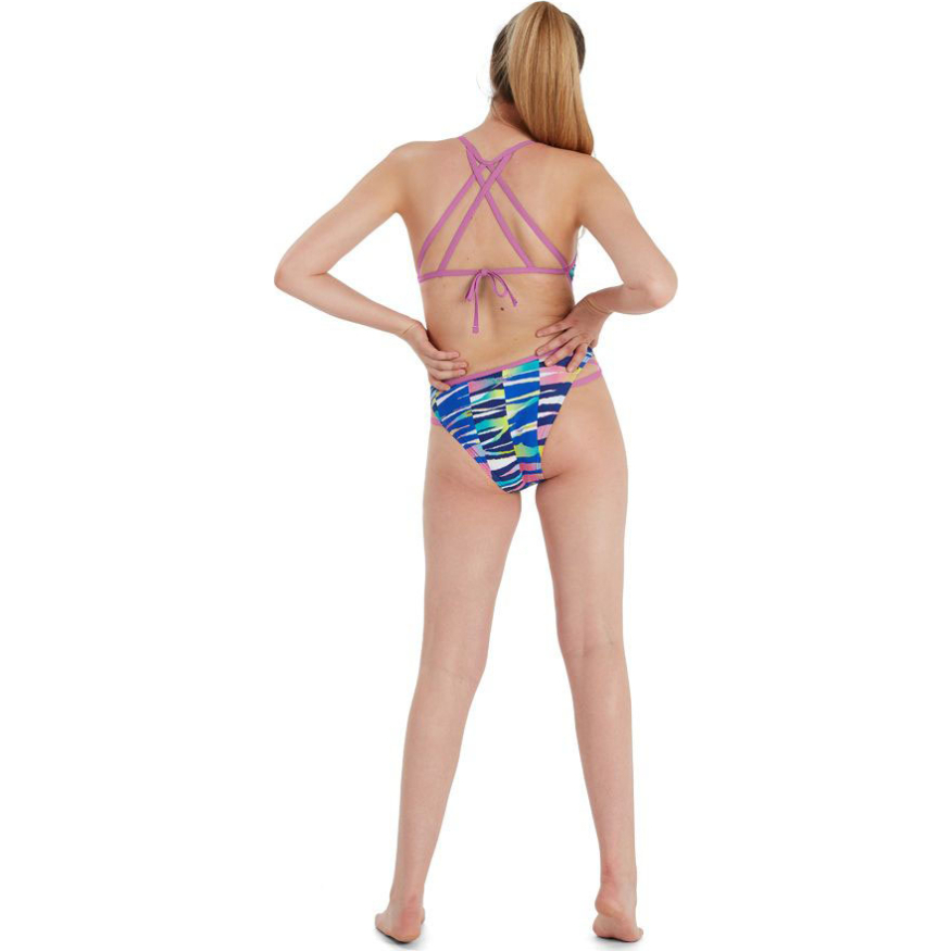 Купальник SPEEDO Rainbow Ripple Allover Freestyler, 8-11714G806, размер 38, российский размер 50, полиэстер, ПБТ