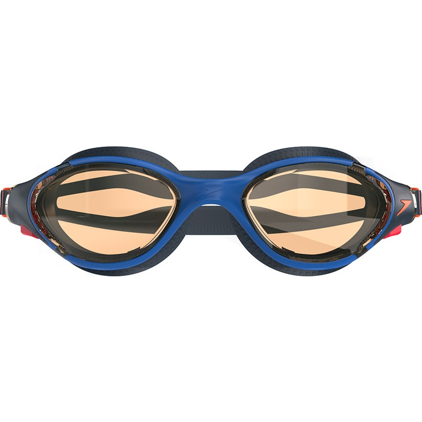 Очки для плав. SPEEDO Biofuse 2.0 8-00233201384, ОРАНЖЕВЫЕ линзы, синяя оправа