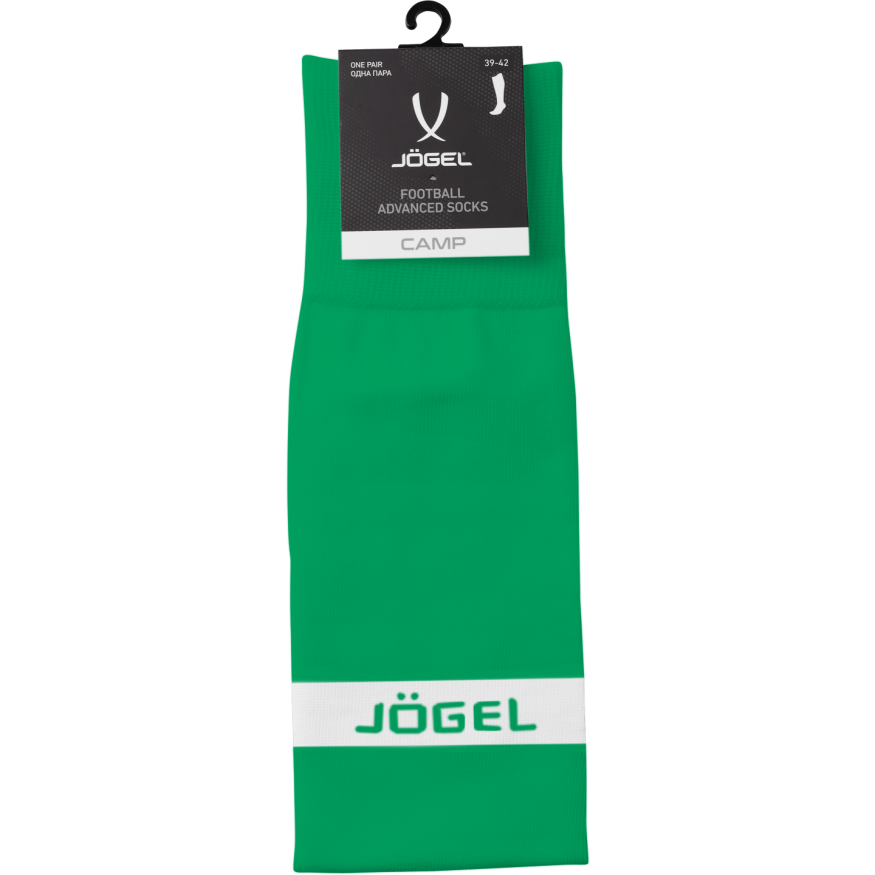 Гетры футбольные JOGEL CAMP ADVANCED SOCKS, зеленый/белый