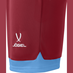Шорты игровые JOGEL DIVISION PerFormDRY Union Shorts, гранатовый/голубой/белый