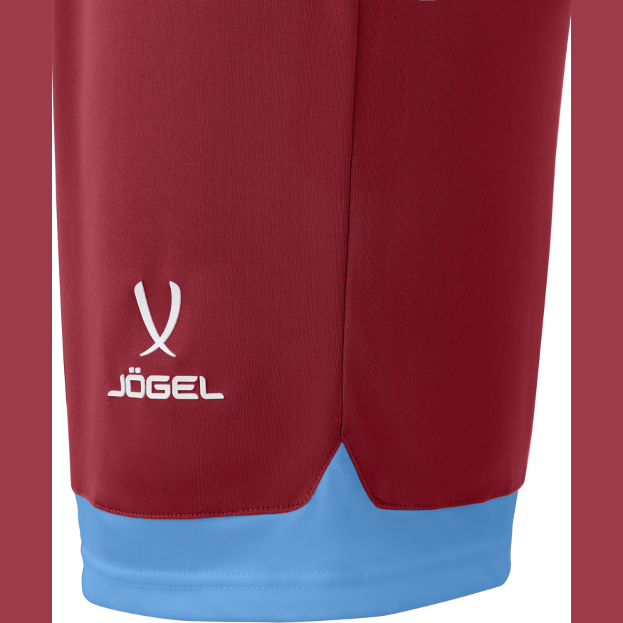 Шорты игровые JOGEL DIVISION PerFormDRY Union Shorts, гранатовый/голубой/белый