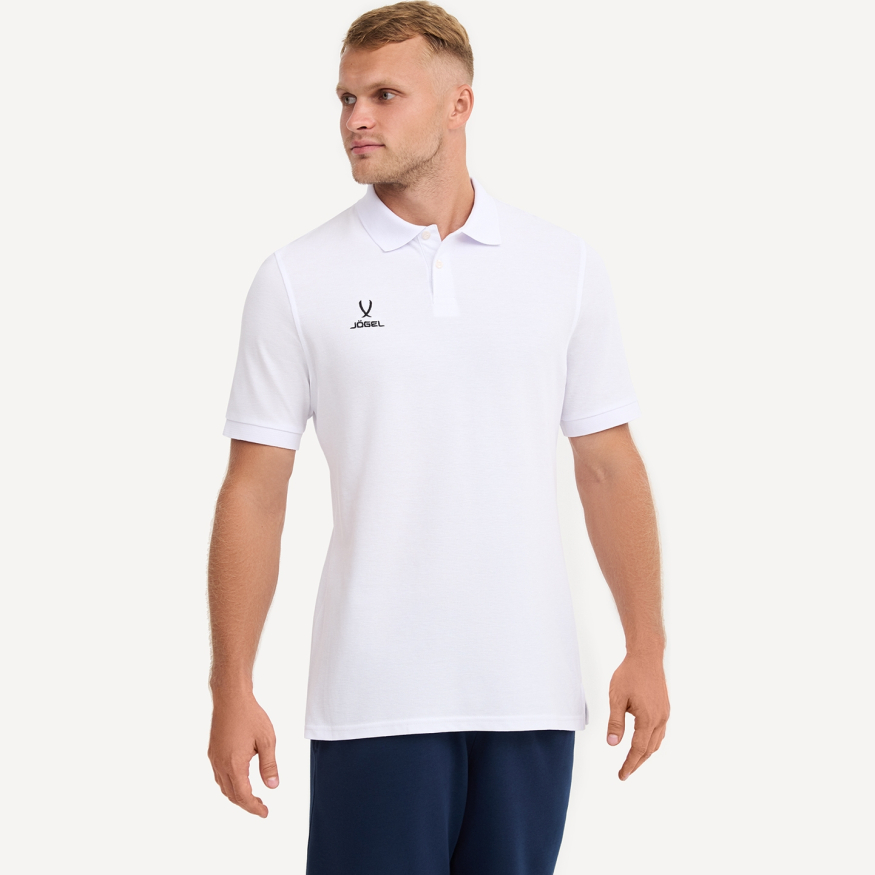 Поло JOGEL ESSENTIAL Cotton Polo 23, белый