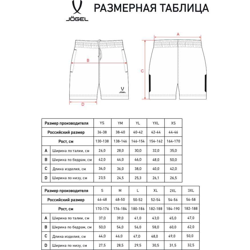 Шорты тренировочные JOGEL CAMP 2 Training Poly Shorts, темно-серый