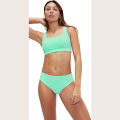 Купальник SPEEDO Textured Deep U-Back Bikinis,8-00387516588, размер 36, российский размер 48, оранжевый