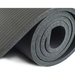 Коврик для йоги TORRES SOFT, YL10110, NBR(синт.каучук), толщина 1 см, серый