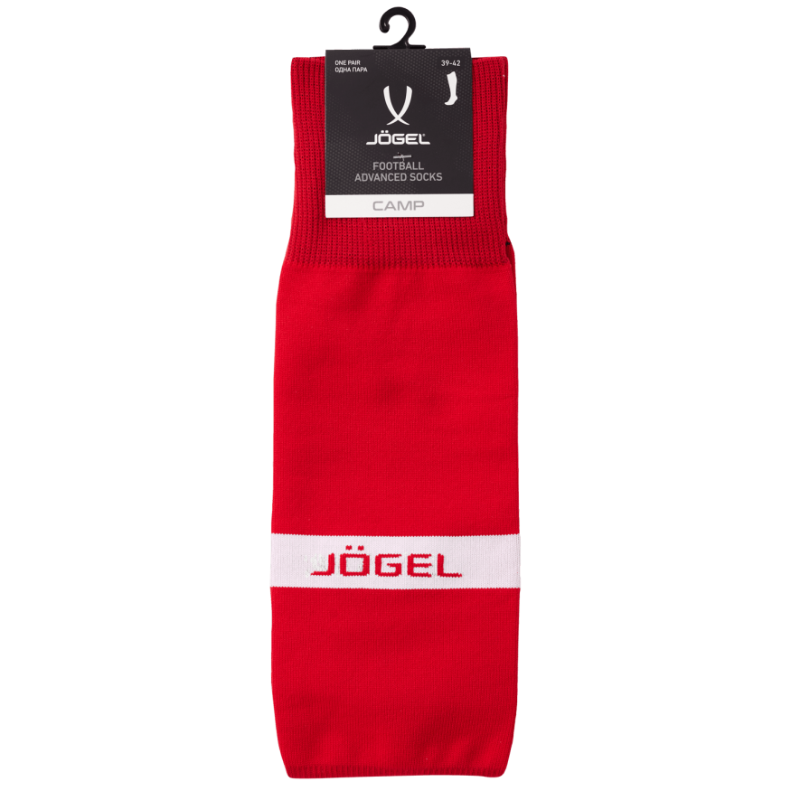 Гетры футбольные JOGEL CAMP ADVANCED SOCKS, красный/белый