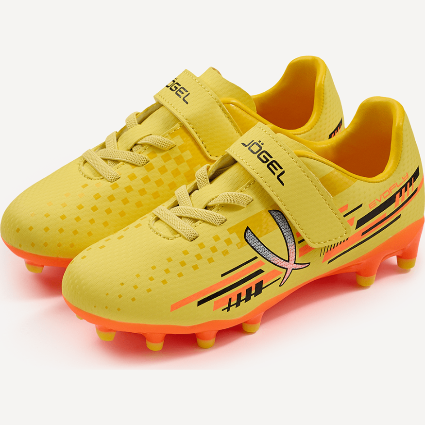 Бутсы футбольные JOGEL Evofly FG Talant Yellow/orange, детский