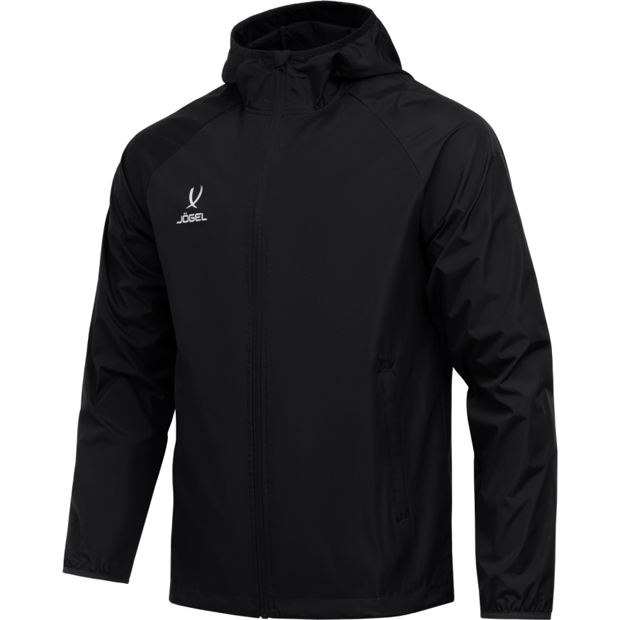 Куртка ветрозащитная JÖGEL CAMP Rain Jacket, черный, детский