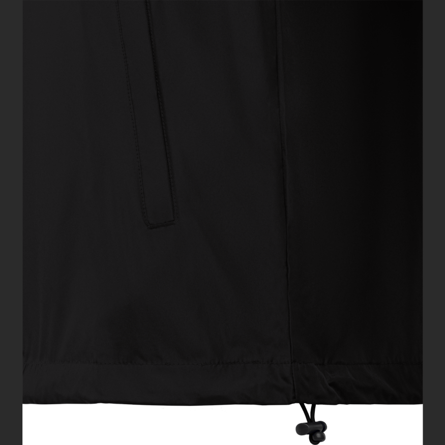 Куртка ветрозащитная JÖGEL CAMP Rain Jacket, черный, детский