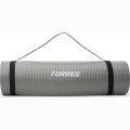 Коврик для йоги TORRES SOFT, YL10108, NBR(синт.каучук), толщина 0,8 см, серый