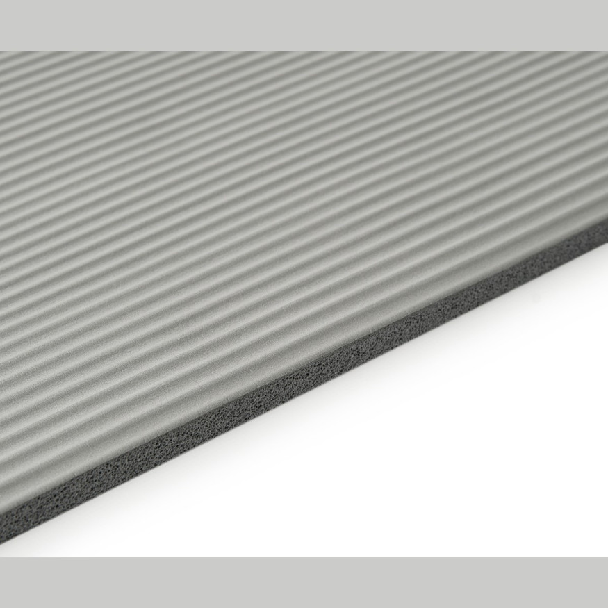 Коврик для йоги TORRES SOFT, YL10108, NBR(синт.каучук), толщина 0,8 см, серый