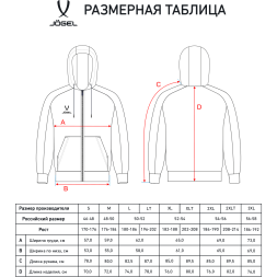 УЦЕНКА Худи JOGEL ESSENTIAL Club Cotton Zip Hoodie, темно-синий
