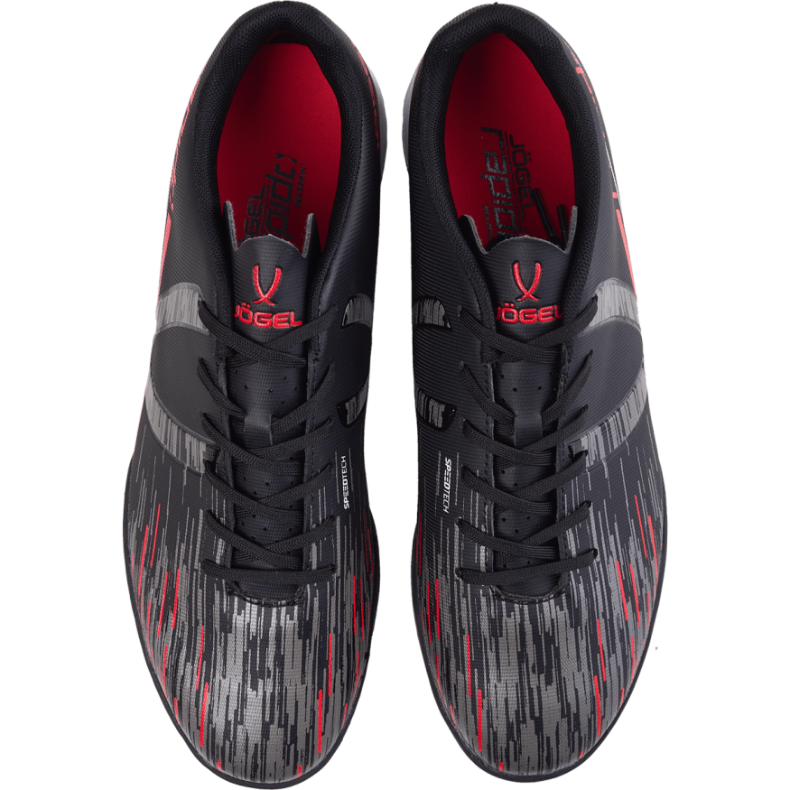 БЕЗ УПАКОВКИ Бутсы зальные JÖGEL Rapido IN Black/grey