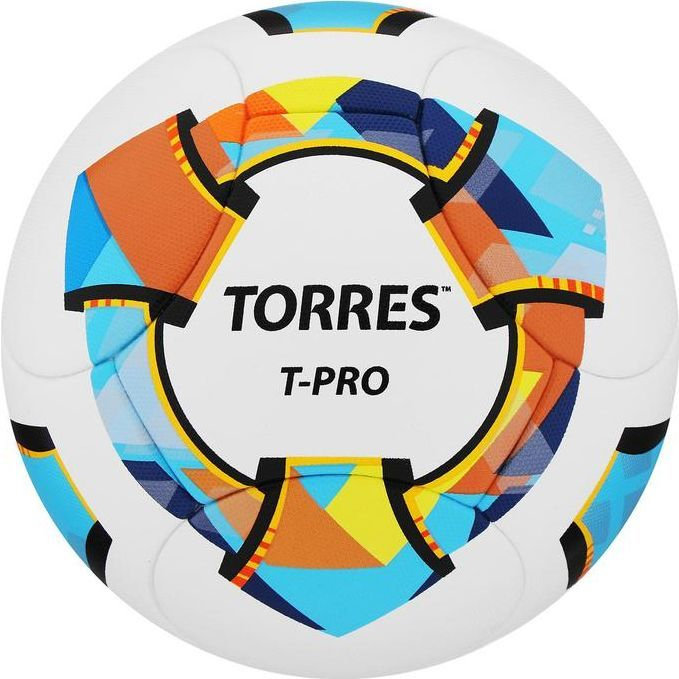 Мяч футбольный TORRES T-Pro, PU-Microf, термосшивка, 14 панелей, р. 5