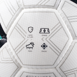 Мяч футб. TORRES Pro, F323985, р.5, 32 панел. EPU-Microf, 4 подкл. слоя, ручная сшивка, бело-мультик