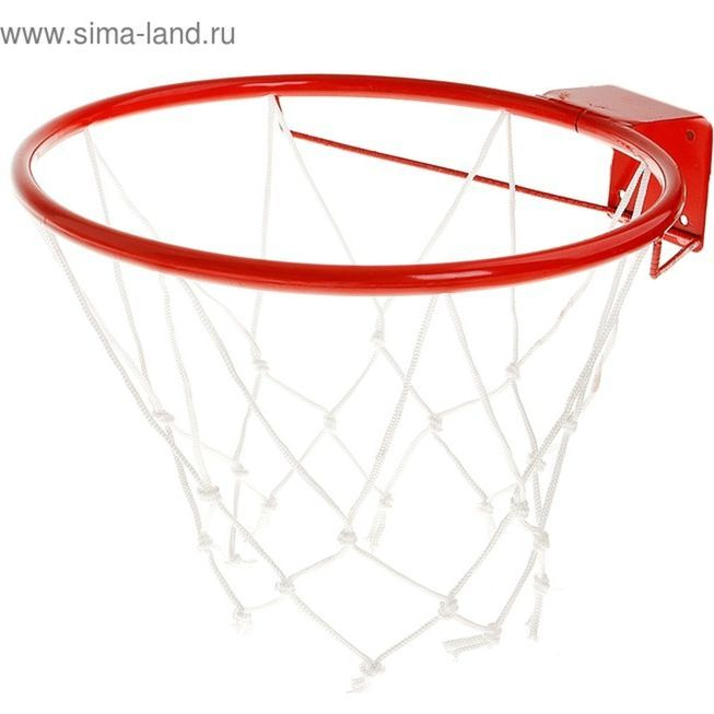 Корзина баскетбольная №5 «Люкс», d=380 мм, с сеткой и упором