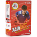 Мяч для наст. тенниса DOUBLE FISH 3***, V111F, диам. V40+мм, ITTF Appr,плаcтик,упак.6 шт, белый