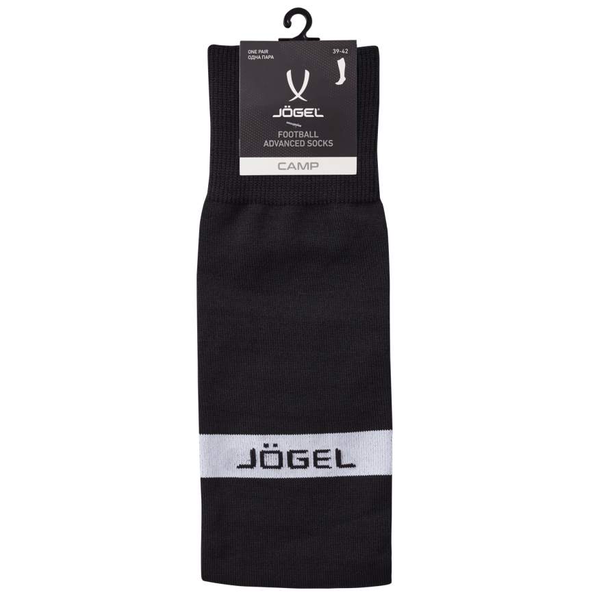 Гетры футбольные JOGEL  CAMP ADVANCED SOCKS, черный/белый