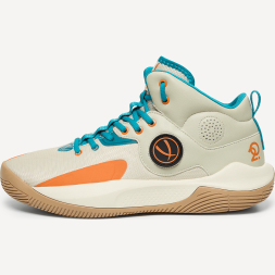 Кроссовки баскетбольные JOGEL Launch 2.0 MID, бежевый/оранжевый