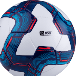 Мяч футбольный JOGEL Elite №5, белый/синий/красный