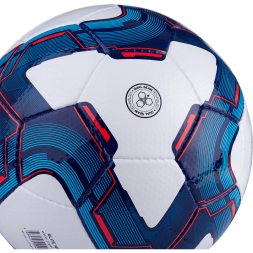 Мяч футбольный JOGEL Elite №5, белый/синий/красный