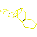 Набор шестиугольных напольных обручей JOGEL Agility Hoops JA-216, 6 шт.