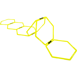 Набор шестиугольных напольных обручей JOGEL Agility Hoops JA-216, 6 шт.