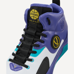 Кроссовки баскетбольные JOGEL Launch 2.0 MID, белый/фиолетовый/голубой