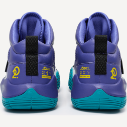 Кроссовки баскетбольные JOGEL Launch 2.0 MID, белый/фиолетовый/голубой