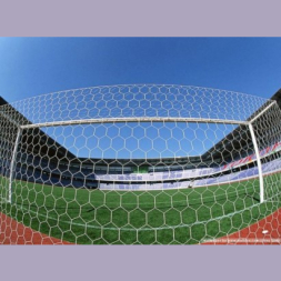 CЕТКА ПРОФИ ШЕСТИГРАННАЯ ДЛЯ ФУТБОЛЬНЫХ ВОРОТ (ПАРА) - НИТЬ 3,5 ЯЧЕЙКА 100Х100 ММ