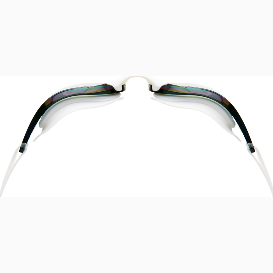 Очки для плав TORRES Pro, SW-32520MR, зерк линзы ,белая оправа,дв рег ремешок