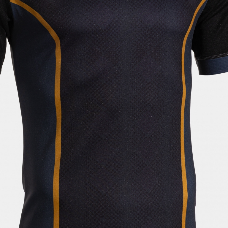 Регбийка JOMA CAMISETA MANGA CORTA MYSKIN III NEGRO ANTRACITA